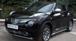 14 249 р. Одинарная защита переднего бампера SLITKOFF диаметром 63 мм (4x4) Nissan Juke 1 YF15 дорестайлинг (2010-2014)  с доставкой в г. Воронеж. Увеличить фотографию 4