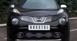 14 999 р. Одинарная защита переднего бампера SLITKOFF диаметром 76 мм (4x4) Nissan Juke 1 YF15 дорестайлинг (2010-2014)  с доставкой в г. Воронеж. Увеличить фотографию 1