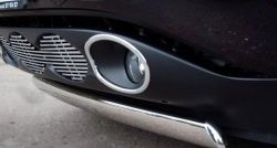 9 449 р. Защита переднего бампера (Ø75x42 мм, нержавейка, 4х4) Russtal Nissan Juke 1 YF15 дорестайлинг (2010-2014)  с доставкой в г. Воронеж. Увеличить фотографию 3