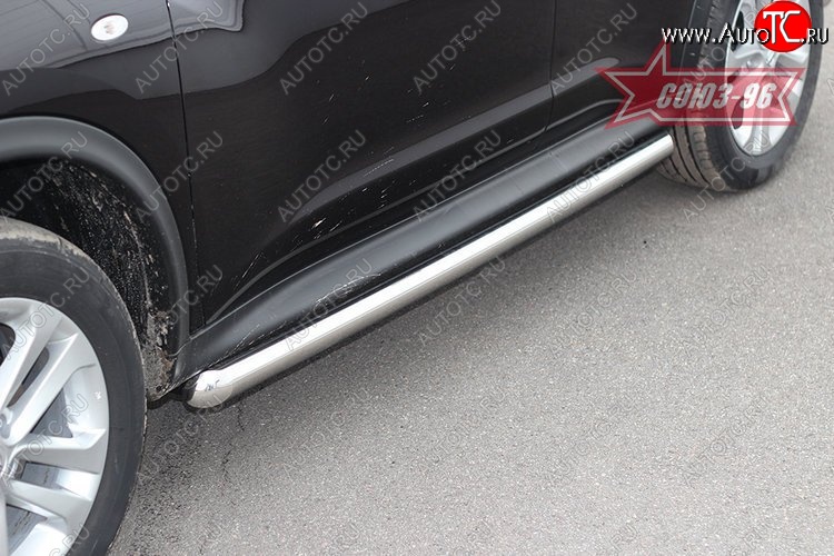 15 524 р. Защита порогов 4х2 Souz-96 (d60)  Nissan Juke  1 YF15 (2010-2014) дорестайлинг  с доставкой в г. Воронеж