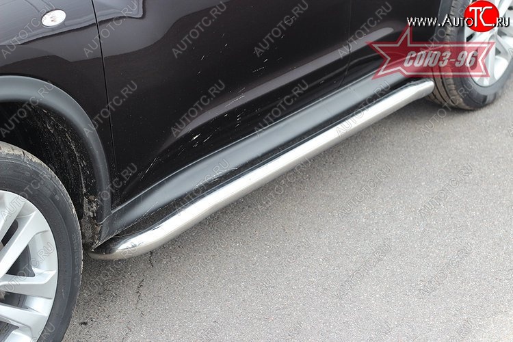 15 614 р. Защита порогов 4х4 Souz-96 (d60)  Nissan Juke  1 YF15 (2010-2014) дорестайлинг  с доставкой в г. Воронеж