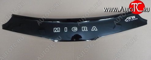 999 р. Дефлектор капота Russtal Nissan Micra K12 5 дв. дорестайлинг (2002-2005)  с доставкой в г. Воронеж