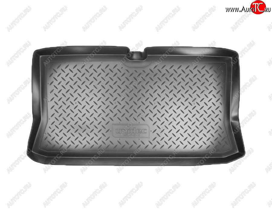 1 399 р. Коврик в багажник Norplast Unidec  Nissan Micra  K12 (2007-2010) 5 дв. 2-ой рестайлинг (Цвет: черный)  с доставкой в г. Воронеж