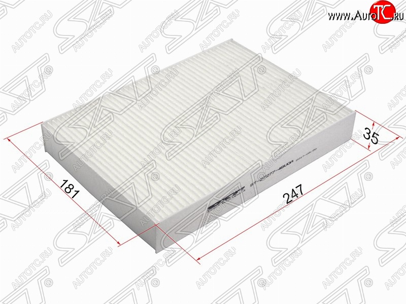 283 р. Фильтр салонный SAT (247х181х35 mm)  Nissan Micra  K13 (2010-2013), Nissan Qashqai  2 (2013-2019), Nissan X-trail  3 T32 (2017-2022), Renault Megane  универсал (2016-2025)  с доставкой в г. Воронеж