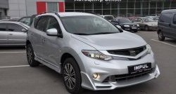 22 749 р. Комплект порогов Impul Nissan Murano 2 Z51 рестайлинг (2010-2016) (Неокрашенные)  с доставкой в г. Воронеж. Увеличить фотографию 3