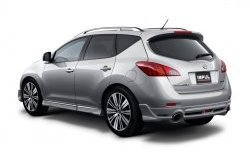 22 749 р. Комплект порогов Impul Nissan Murano 2 Z51 рестайлинг (2010-2016) (Неокрашенные)  с доставкой в г. Воронеж. Увеличить фотографию 8
