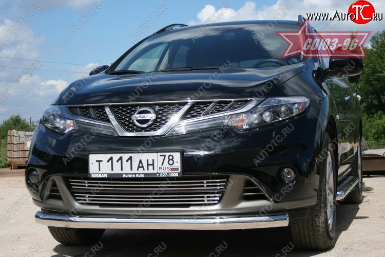 6 362 р. Декоративный элемент воздухозаборника Souz-96 (d10)  Nissan Murano  2 Z51 (2010-2016) рестайлинг  с доставкой в г. Воронеж