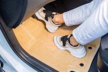 8 349 р. Текстильные 3D коврики в салон SEINTEX бежевые  Nissan Murano  2 Z51 (2008-2016) дорестайлинг, рестайлинг  с доставкой в г. Воронеж. Увеличить фотографию 3