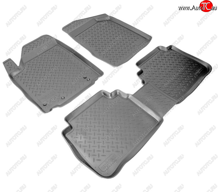 2 869 р. Комплект ковриков в салон Norplast Unidec  Nissan Murano  1 Z50 (2002-2009) (Цвет: черный)  с доставкой в г. Воронеж