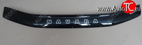 999 р. Дефлектор капота Russtal Nissan Navara 2 D40 дорестайлинг (2004-2010)  с доставкой в г. Воронеж