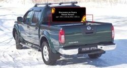 4 439 р. Накладки на борта кузова автомобиля RA  Nissan Navara  2 D40 (2004-2010) дорестайлинг (Боковые борта)  с доставкой в г. Воронеж. Увеличить фотографию 3