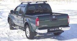 1 969 р. Накладки на борта кузова автомобиля RA Nissan Navara 2 D40 дорестайлинг (2004-2010) (Задний откидной борт)  с доставкой в г. Воронеж. Увеличить фотографию 2