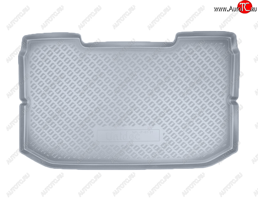 1 659 р. Коврик багажника Norplast Unidec  Nissan Note  1 (2004-2013) E11 дорестайлинг, E11 рестайлинг (Цвет: серый)  с доставкой в г. Воронеж