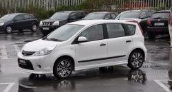 9 649 р. Решётка радиатора Impul Nissan Note 1 E11 рестайлинг (2008-2013) (Неокрашенная)  с доставкой в г. Воронеж. Увеличить фотографию 8