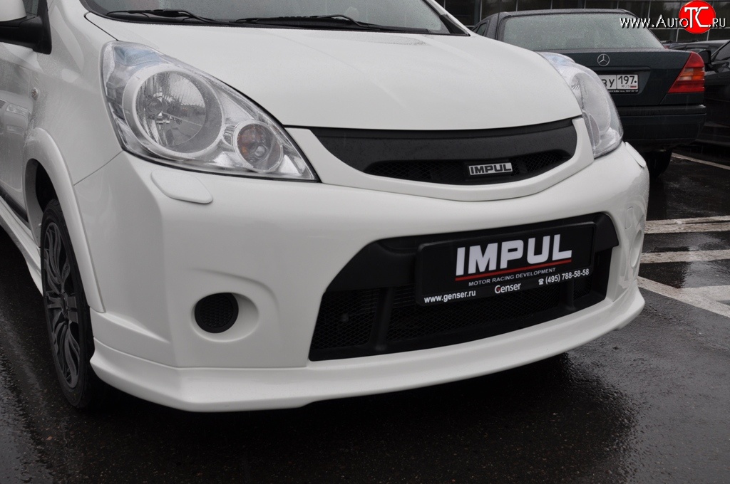 9 649 р. Решётка радиатора Impul Nissan Note 1 E11 рестайлинг (2008-2013) (Неокрашенная)  с доставкой в г. Воронеж