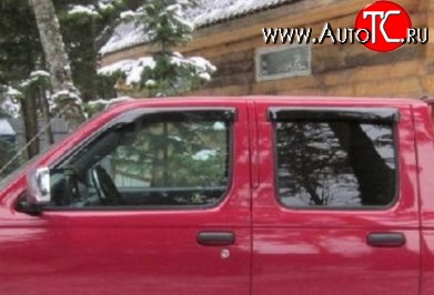 999 р. Комплект дефлекторов окон (ветровиков) 4 шт. Russtal Nissan NP300 (2008-2013)  с доставкой в г. Воронеж