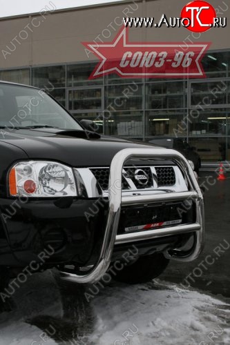 17 459 р. Защита переднего бампера Souz-96 (d76)  Nissan NP300 (2008-2013)  с доставкой в г. Воронеж
