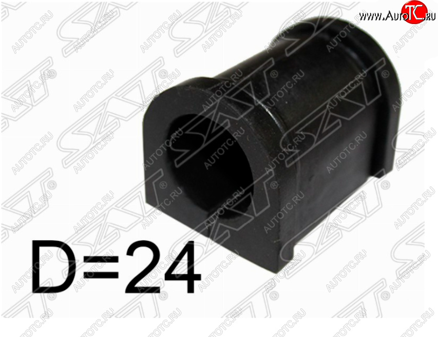 137 р. Втулка переднего стабилизатора SAT (D=24)  Nissan Pathfinder  WD21 - Terrano  WD21  с доставкой в г. Воронеж