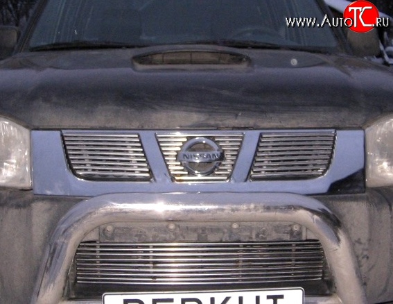 6 799 р. Декоративная вставка решетки радиатора Berkut Nissan Pathfinder R51 дорестайлинг (2004-2007)  с доставкой в г. Воронеж