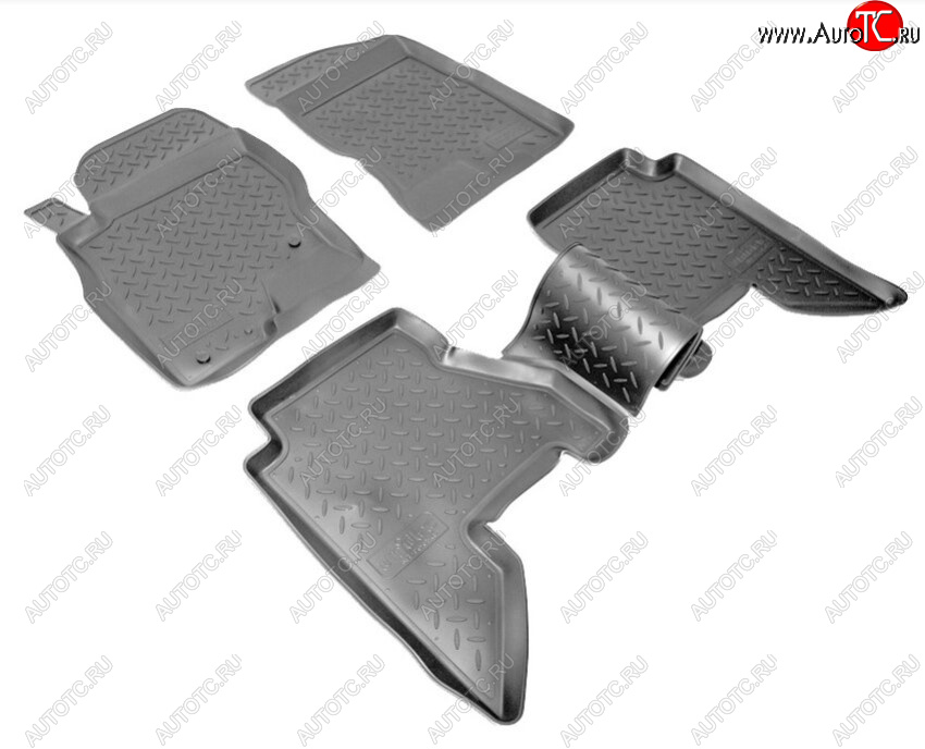 2 769 р. Комплект ковриков в салон Norplast Unidec  Nissan Pathfinder  R51 (2004-2014) дорестайлинг, рестайлинг (Цвет: черный)  с доставкой в г. Воронеж