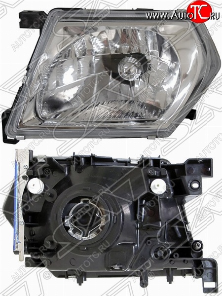 3 899 р. Левая фара передняя SAT (евросвет)  Nissan Patrol  5 (2001-2004) Y61 1-ый рестайлинг  с доставкой в г. Воронеж