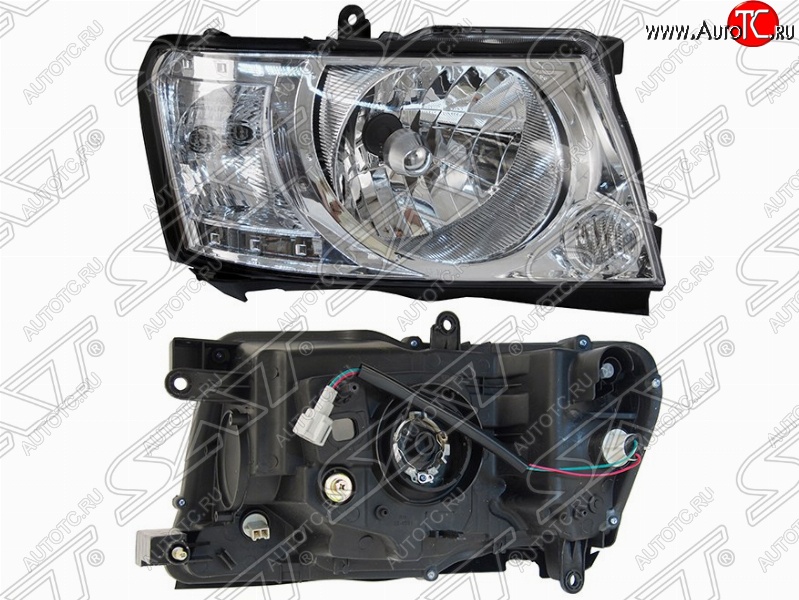 6 999 р. Правая фара передняя SAT (совместимость с авто 2004-2010 г.в.) Nissan Patrol 5 Y61 2-ой рестайлинг (2004-2010)  с доставкой в г. Воронеж