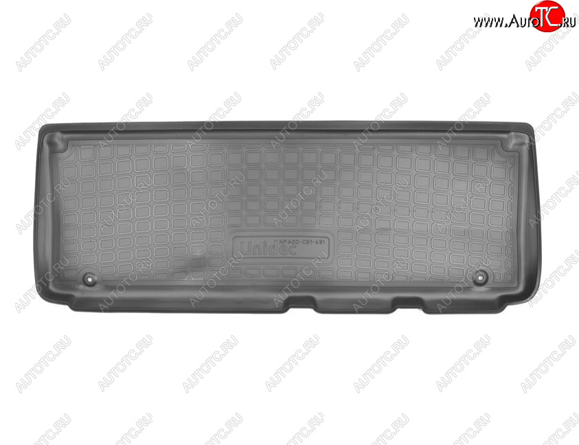 1 159 р. Коврик салонный Norplast Unidec (3-ий ряд)  Nissan Patrol  6 (2010-2017) Y62 дорестайлинг, Y62 рестайлинг (Цвет: черный)  с доставкой в г. Воронеж