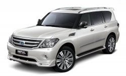 28 999 р. Молдинги (накладки на двери) Impul v2 Nissan Patrol 6 Y62 дорестайлинг (2010-2014) (Неокрашенные)  с доставкой в г. Воронеж. Увеличить фотографию 5