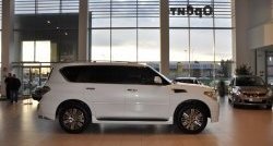 12 049 р. Молдинги (накладки на двери) Impul Nissan Patrol 6 Y62 дорестайлинг (2010-2014) (Неокрашенные)  с доставкой в г. Воронеж. Увеличить фотографию 2
