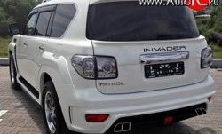 24 249 р. Спойлер Invader Style Nissan Patrol 6 Y62 дорестайлинг (2010-2014) (Неокрашенный)  с доставкой в г. Воронеж. Увеличить фотографию 2