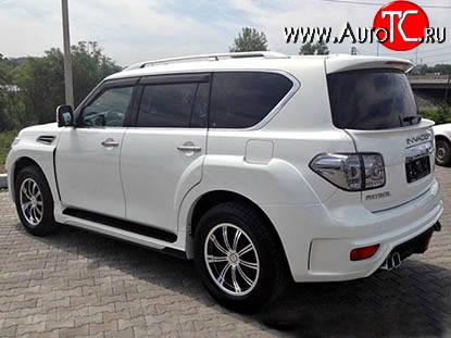 24 249 р. Спойлер Invader Style Nissan Patrol 6 Y62 дорестайлинг (2010-2014) (Неокрашенный)  с доставкой в г. Воронеж