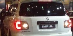 22 749 р. Спойлер Impul Nissan Patrol 6 Y62 дорестайлинг (2010-2014) (Неокрашенный)  с доставкой в г. Воронеж. Увеличить фотографию 3