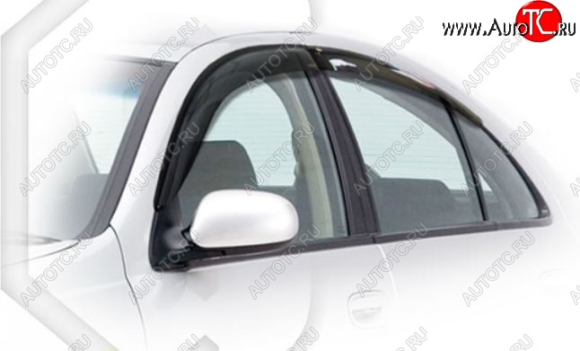 1 999 р. Дефлектора окон CA-Plastic  Nissan Primera ( седан,  2 седан) (1995-2002) P11 дорестайлинг, P11 рестайлинг (Classic полупрозрачный, Без хром.молдинга)  с доставкой в г. Воронеж