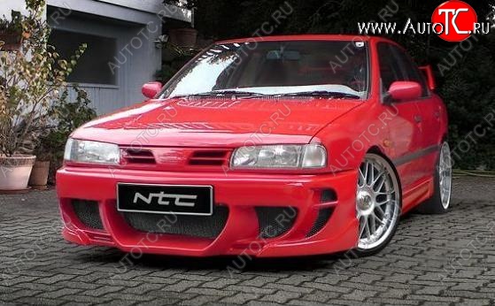 26 789 р. Передний бампер NTC Nissan Primera 1 седан P10 (1990-1995)  с доставкой в г. Воронеж