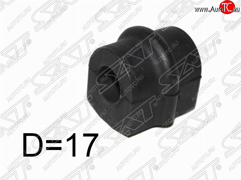 137 р. Резиновая втулка заднего стабилизатора (D=17) SAT Nissan Primera 3 универсал P12 (2002-2008)  с доставкой в г. Воронеж