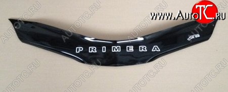 999 р. Дефлектор капота Russtal (короткий) Nissan Primera 3 седан P12 (2001-2008)  с доставкой в г. Воронеж