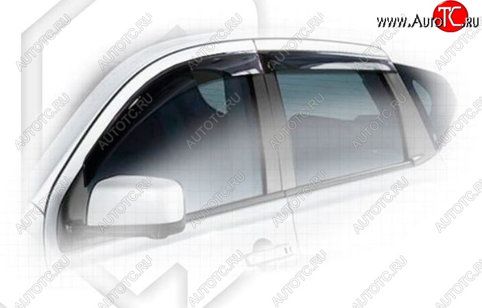 1 999 р. Дефлектора окон CA-Plastiс  Nissan Qashqai  1 (2007-2010) дорестайлинг (Classic полупрозрачный, Без хром.молдинга, Крепление только на скотч)  с доставкой в г. Воронеж