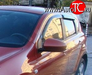 999 р. Комплект дефлекторов окон (ветровиков) 4 шт. Russtal Nissan Qashqai 1 дорестайлинг (2007-2010)  с доставкой в г. Воронеж