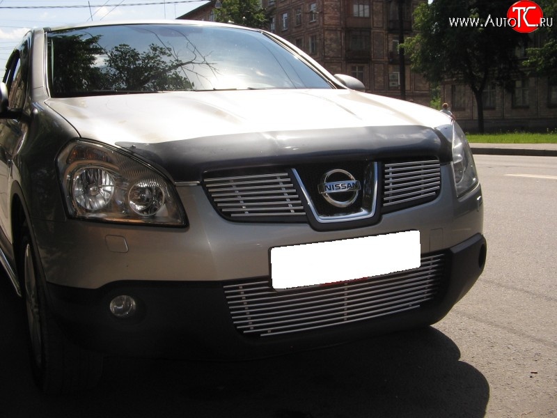 4 799 р. Декоративная вставка воздухозаборника Berkut Nissan Qashqai 1 дорестайлинг (2007-2010)  с доставкой в г. Воронеж