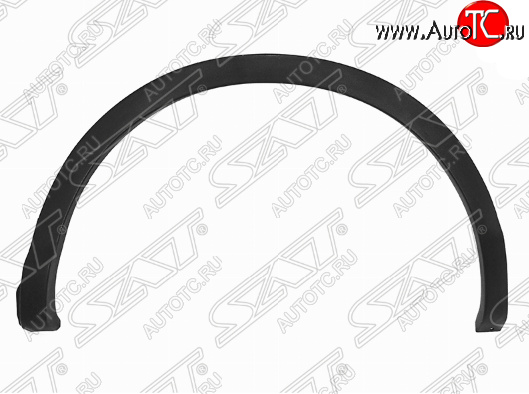 2 289 р. Левая накладка арки SAT (плоская, задняя) Nissan Qashqai 2 J11 дорестайлинг (2013-2019)  с доставкой в г. Воронеж