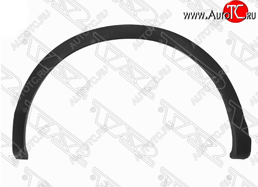 2 289 р. Правая накладка арки SAT (плоская, задняя) Nissan Qashqai 2 J11 дорестайлинг (2013-2019)  с доставкой в г. Воронеж