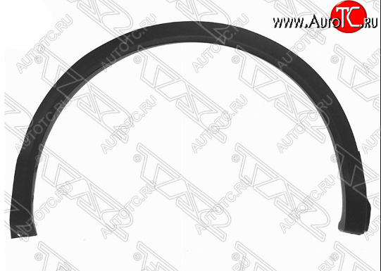 1 739 р. Правая накладка арки SAT (выпуклая, задняя) Nissan Qashqai 2 J11 дорестайлинг (2013-2019)  с доставкой в г. Воронеж