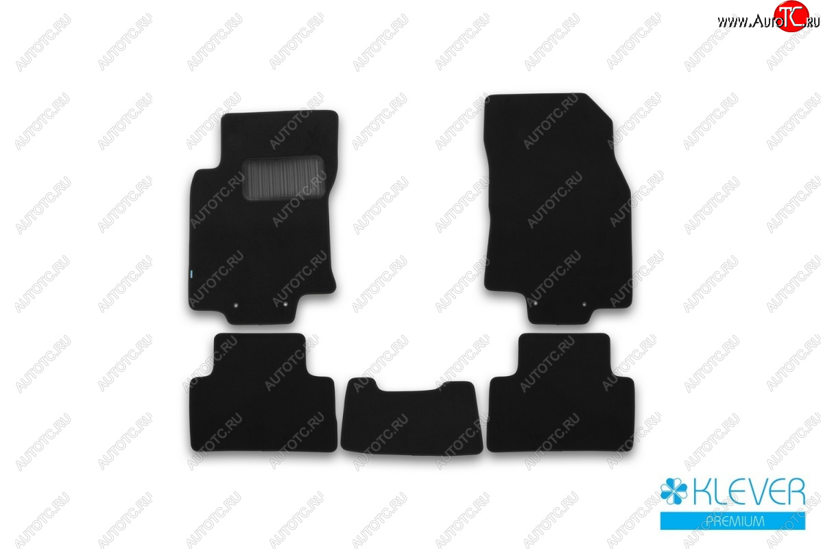 2 859 р. Текстильные коврики салона Klever Premium сборка РФ Nissan Qashqai 2 J11 дорестайлинг (2013-2019)  с доставкой в г. Воронеж