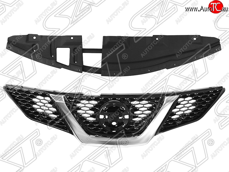5 789 р. Решётка радиатора SAT Nissan Qashqai 2 J11 дорестайлинг (2013-2019) (Неокрашенная) с доставкой в г. Воронеж Увеличить фотографию 1 5 789 р. Решётка радиатора SAT Nissan Qashqai 2 J11 дорестайлинг (2013-2019) (Неокрашенная) с доставкой в г. Воронеж
