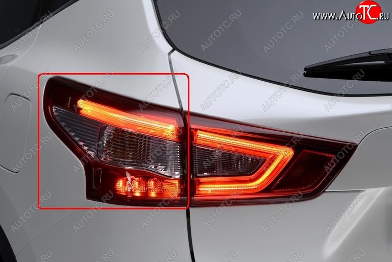 3 899 р. Фонарь BRIGHTROAD (внешний, диодный, левый) Nissan Qashqai 2 J11 рестайлинг (2017-2022)  с доставкой в г. Воронеж