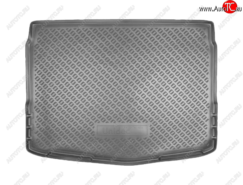 1 549 р. Коврик багажника Norplast (с полноразмерной запаской 17Ал)  Nissan Qashqai  2 (2017-2022) J11 рестайлинг (Цвет: черный)  с доставкой в г. Воронеж