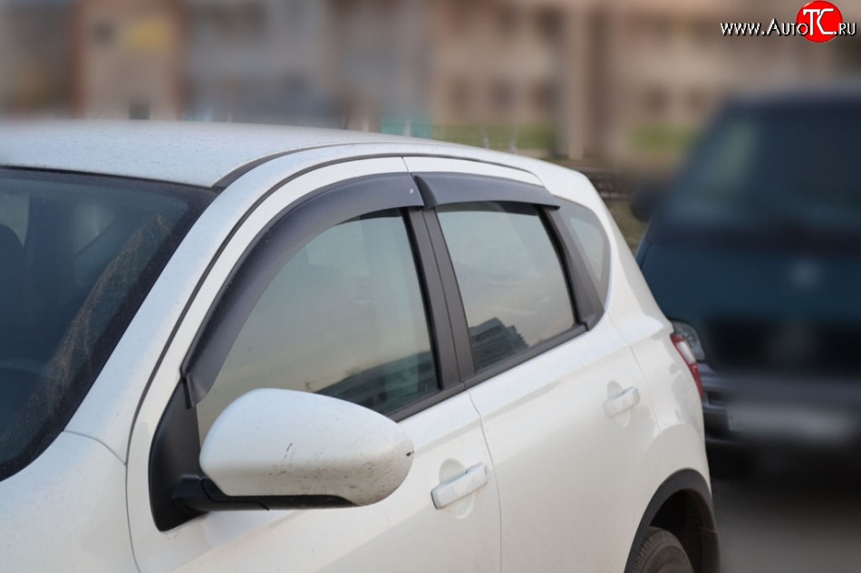 1 399 р. Комплект дефлекторов окон SkyLine Nissan Qashqai +2 1 J10 дорестайлинг (2008-2010)  с доставкой в г. Воронеж