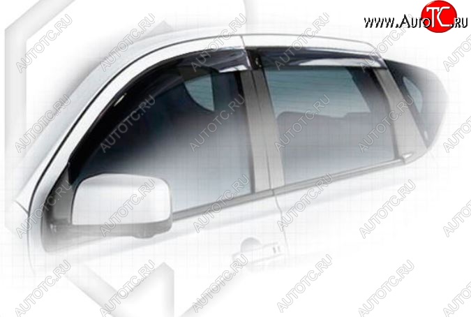 1 999 р. Дефлектора окон CA-Plastiс  Nissan Qashqai  1 (2010-2013) J10 рестайлинг (Classic полупрозрачный, Без хром.молдинга, Крепление только на скотч)  с доставкой в г. Воронеж