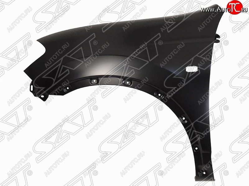 5 349 р. Левое крыло переднее SAT Nissan Qashqai 1 J10 рестайлинг (2010-2013) (Неокрашенное)  с доставкой в г. Воронеж