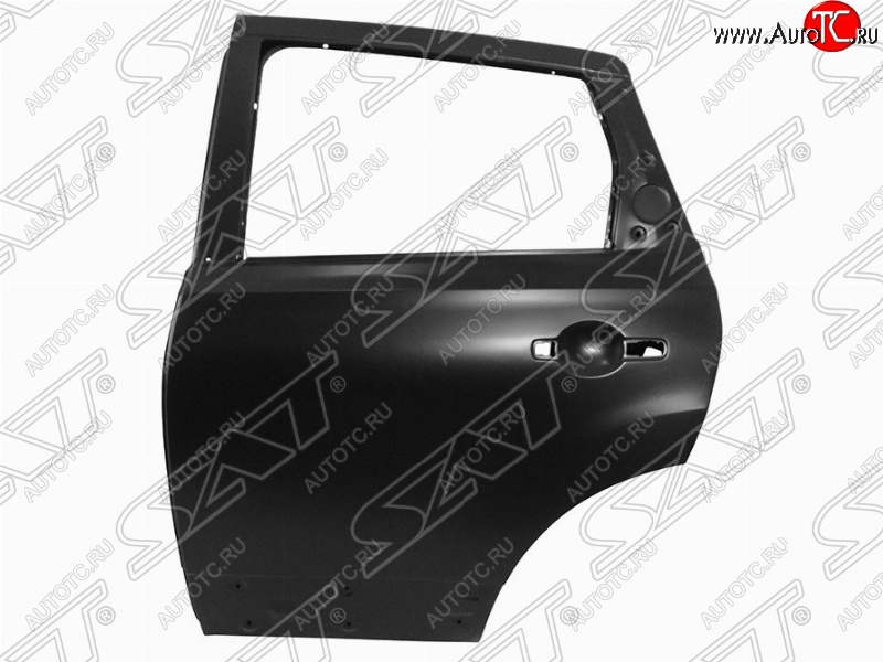 14 999 р. Левая дверь задняя SAT  Nissan Qashqai  1 (2007-2013) дорестайлинг, J10 рестайлинг (Неокрашенная)  с доставкой в г. Воронеж